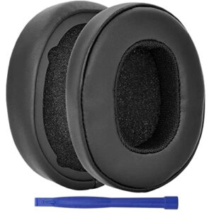 for skullcandy hesh 3 ear pads butiao replacement protein leather memory foam earpads ear cushion repair parts compatible with skullcandy crusher hesh 3 3.0 hesh3 venue wireless anc headphones - black
