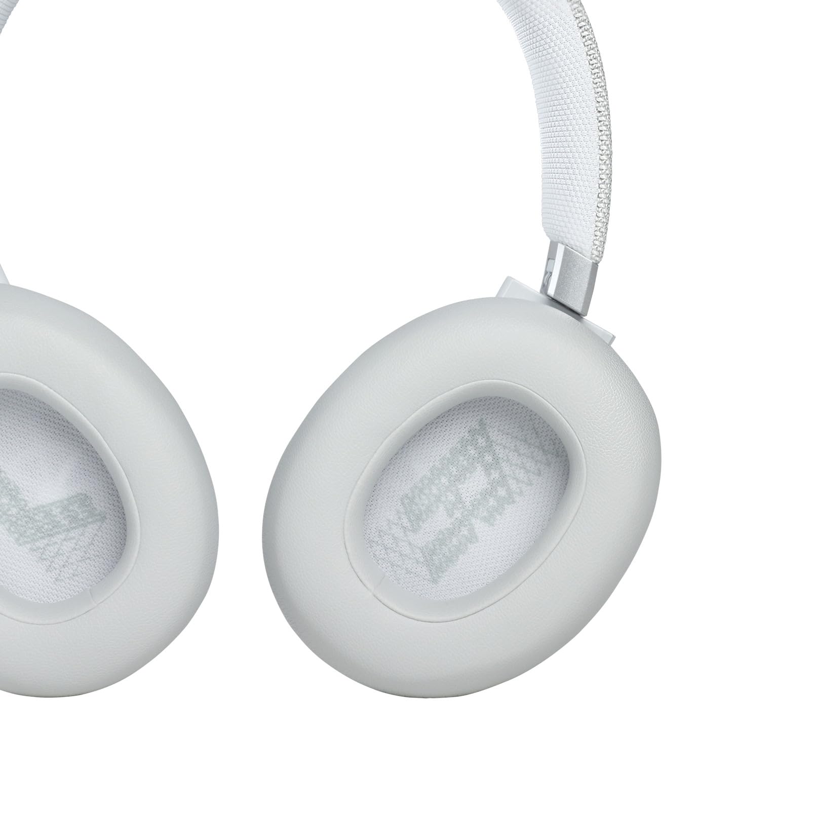 JBL Live 660NC - Wireless Over-Ear Noise Cancelling Headphones with Long Lasting Battery and Voice Assistant - White, Medium