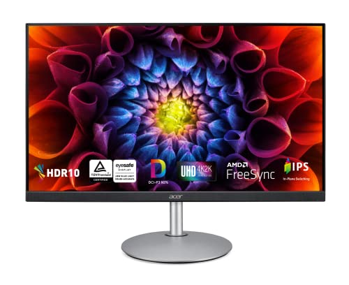 acer CBL282K smiiprx 28" UHD 4K (3840 x 2160) IPS Frameless Monitor | AMD FreeSync Technology | 90% DCI-P3 | Ergo Stand Monitor | TUV/Eyesafe | 1 x Display Port & 2 x HDMI 2.0 Ports,Black