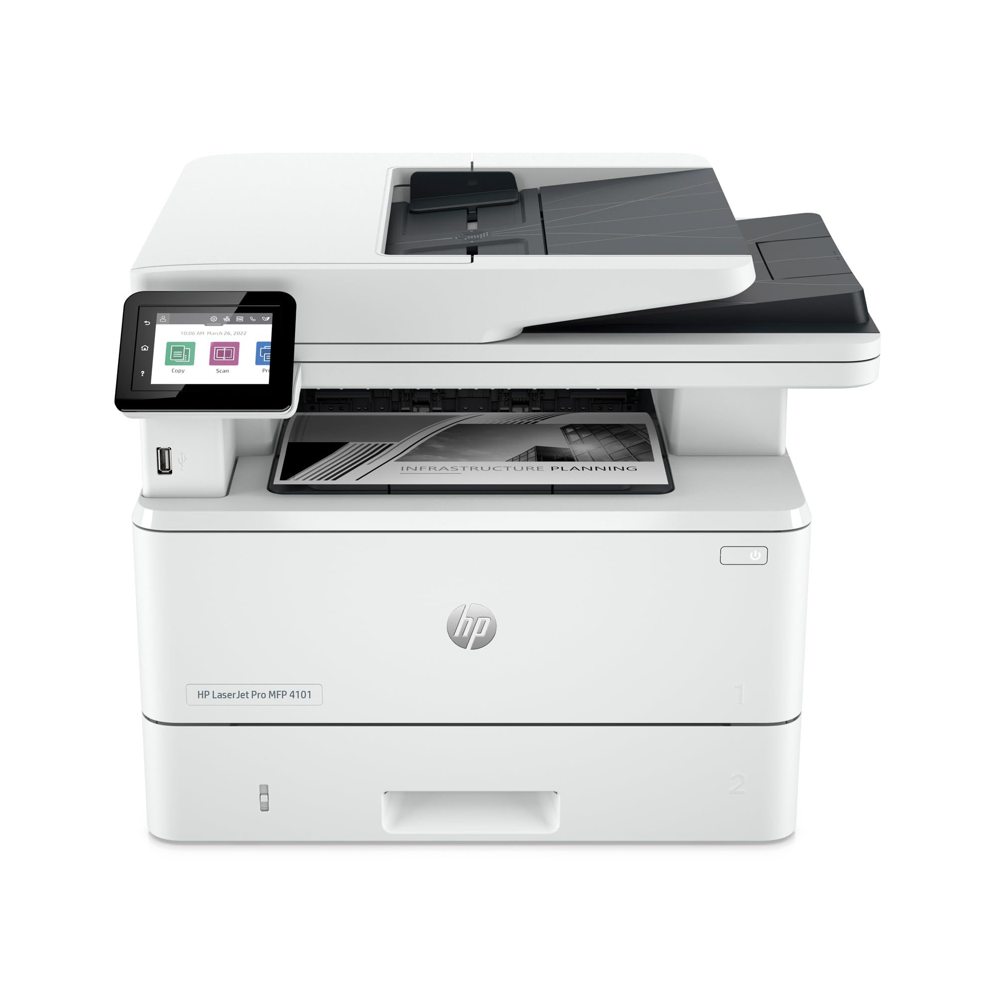 HP LaserJet Pro MFP 4101fdn Black & White Printer with Fax