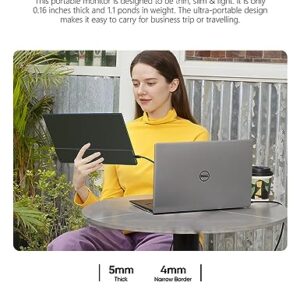 ARZOPA Portable Monitor 15.6'' FHD 1080P Portable Laptop Monitor IPS Computer External Screen USB C HDMI Display for PC MAC Phone Xbox PS5- A1 GAMUT