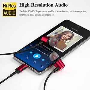 USB C Headphones for iPhone 15 Pro Max Samsung S20 FE S21 S22 S23 Ultra Z Flip Fold,APETOO HiFi Stereo in-Ear Type C Earphones Magnetic USB-C Earbuds with Mic Noise Canceling for Google Pixel Oneplus