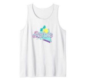 barbie 90's barbie logo tank top