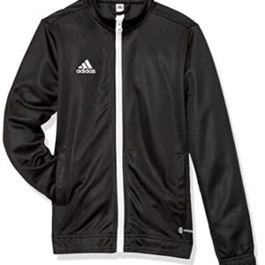 adidas Kids' Entrada 22 Track Jacket, Black, Large