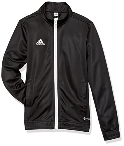 adidas Kids' Entrada 22 Track Jacket, Black, Large