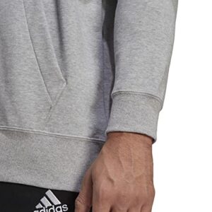 adidas Men's Essentials Feelvivid Hoodie, Medium Grey Heather, Small