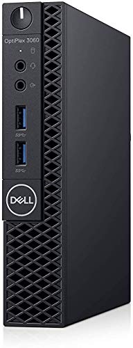 Dell OptiPlex 3060 Tiny Computer Micro Tower PC, Intel Core i5-8500T Processor, 16GB DDR4 Ram, 512GB NVMe SSD, Display Port, HDMI, Wi-Fi, Wireless Keyboard & Mouse, Windows 10 Pro (Renewed)