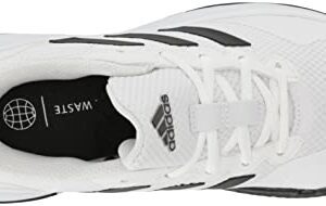 adidas Men's GameCourt 2 Tennis Shoe, White/Core Black/White, 10