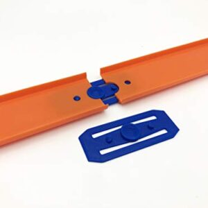 3D Printed Racetrack Connectors Set of 20 Compatible with Hotwheels Track Sets