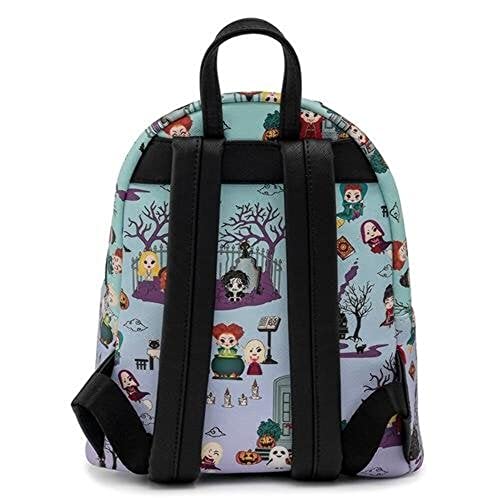 Loungefly Disney Hocus Pocus Scene Womens Double Strap Shoulder Bag Purse