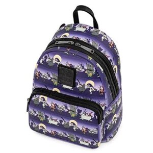 Loungefly Disney Nightmare Before Christmas Halloween Line Womens Double Strap Shoulder Bag Purse