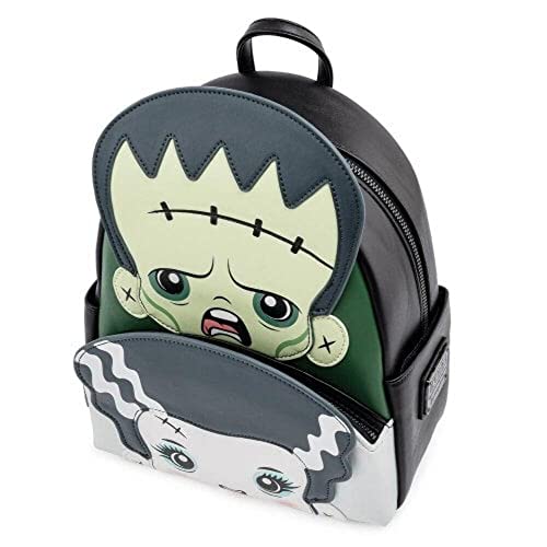 Loungefly Universal Monsters Frankie and Bride Cosplay Womens Double Strap Shoulder Bag Purse