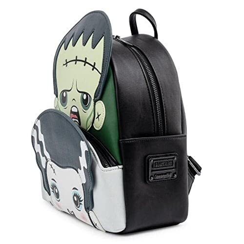 Loungefly Universal Monsters Frankie and Bride Cosplay Womens Double Strap Shoulder Bag Purse