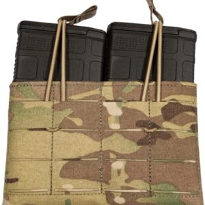 Grey Ghost Gear 1051-5 Double 7.62 Mag Pouch Laminate - Multicam