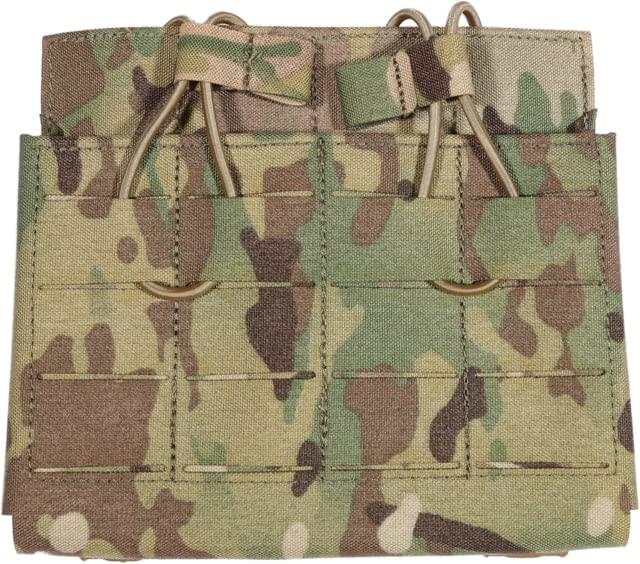 Grey Ghost Gear 1051-5 Double 7.62 Mag Pouch Laminate - Multicam