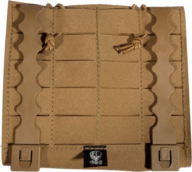 Grey Ghost Gear 1051-14 Double 7.62 Mag Pouch Laminate - Coyote Brown