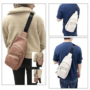Emperia Small Sling Bag Fanny Packs Crossbody Bags Travel Backpack Chest Bag Gifts for Women Men Lilac