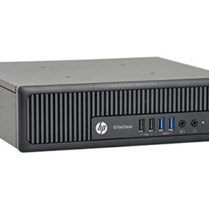 HP 800 G1 USFF Computer Desktop PC, Intel Core i5 3.2GHz Processor, 8GB Ram, 250GB Hard Drive, WiFi | Bluetooth, 1080p Webcam, Wireless Keyboard & Mouse, 20 Inch Monitor, Windows 10 (Renewed)