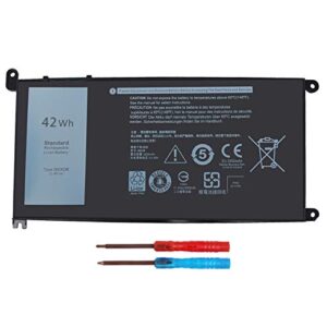 42WH WDX0R Battery for Dell Inspiron 15 5000 7000 Series 15 7579 7573 7560 7569 7570 5565 5567 5568 5570 5578 5579 7586 13 7368 7378 5368 5378 5379 17 5765 5767 5775 Latitude 3189 3580 P66F P58F P32E