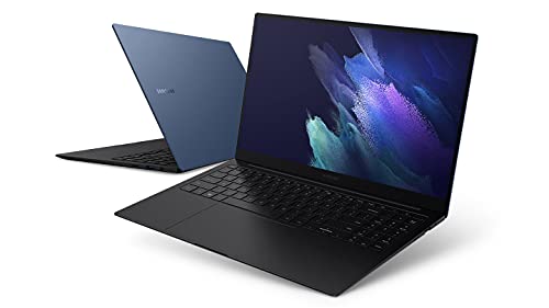 SAMSUNG Galaxy Book Pro Intel Evo Platform Laptop Computer 15.6" AMOLED Screen 11th Gen Intel Core i7 Processor 16GB Memory 512GB SSD Long-Lasting Battery, Mystic Blue