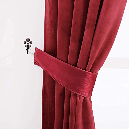 StangH Bundle Velvet Curtains & Curtain Tiebacks