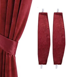 StangH Bundle Velvet Curtains & Curtain Tiebacks