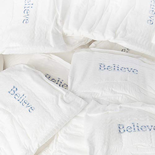 Believe Baby Bamboo Baby Diapers Size 1 - Premium, Super-Absorbent, Hypoallergenic for Sensitive Skin, Chemical-Free, Unscented, Eco-Friendly Diaper for Babies 8-14 lbs - 60 Ct