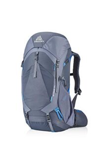 gregory mountain products amber 44 backpacking backpack, arctic grey, plus size