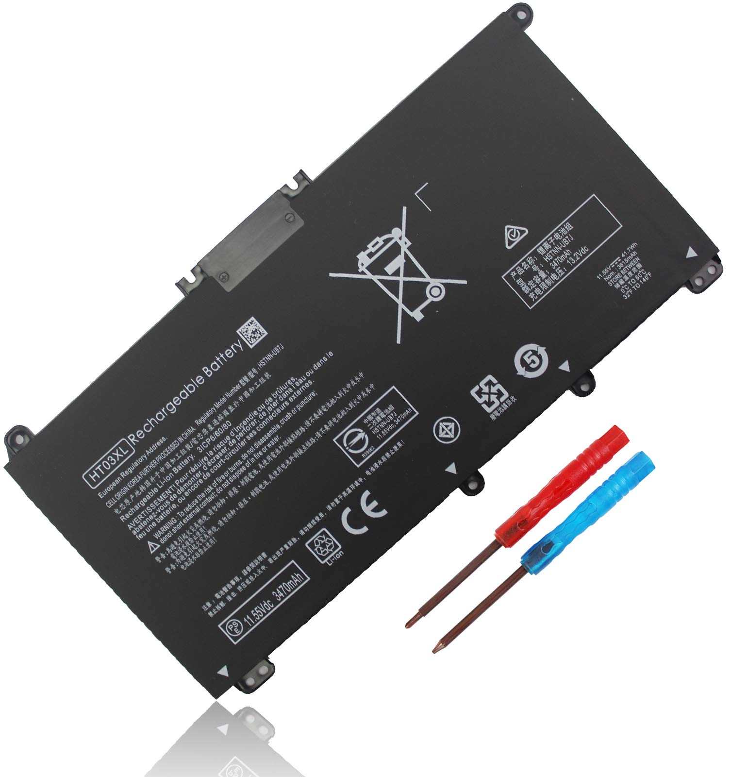 HT03XL L11119-855 Battery for HP Pavilion 15-cs0xxx 15-da0xxx 14-DK 14-CF 15-CW 15-CR 15-DB 17-BY Series 15-cs1065cl 15-db0011dx 15-da012dx 15-da0014dx 14-dk1013dx 14-dq0011dx 17-by0053cl 14m-dh1003dx