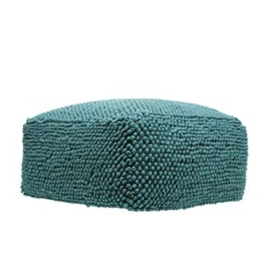 christopher knight home stene pouf, teal