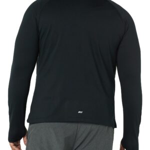 Amazon Essentials Men's Slim Fit Performance Stretch Quilted Active Jacket, Black, Medium