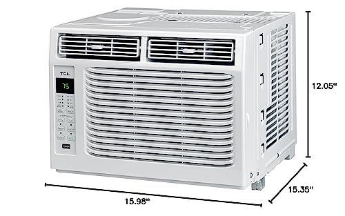 TCL 6W9ER1-A Smart App & Voice Control Window Air Conditioner, 6,000 BTU, White