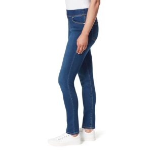 GLORIA VANDERBILT Women's Amanda Pull On High Rise Jean, Vermont, 10 Regular