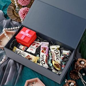 PACKHUB Gift Box with Magnetic Closure Lid 12" X 6" X 4" Luxury for Gift Packaging, Bridesmaid Proposal Box, Magnetic Gift Box for Gifts…