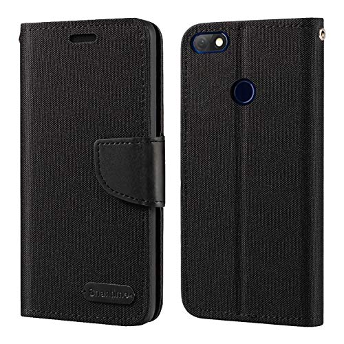 Infinix Note 5 X604 Case, Oxford Leather Wallet Case with Soft TPU Back Cover Magnet Flip Case for Infinix Note 5 X604