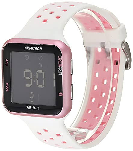 Armitron Sport Unisex Digital Chronograph Silicone Strap Watch, 40/8417