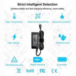 65W 45W USB-C Type C Charger Adapter for Acer Chromebook Spin 15 13 11 315 713 311 314 R13 CB315 CP315 CP311 CB311 CP713 C933 CB5-312 CB5-312T R721 R751T Tab 10 SF713 SP714 N16Q12 N17Q5 N18Q1 N15Q13