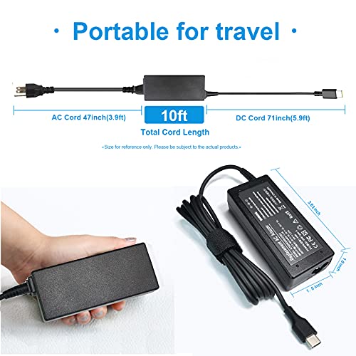 65W 45W USB-C Type C Charger Adapter for Acer Chromebook Spin 15 13 11 315 713 311 314 R13 CB315 CP315 CP311 CB311 CP713 C933 CB5-312 CB5-312T R721 R751T Tab 10 SF713 SP714 N16Q12 N17Q5 N18Q1 N15Q13