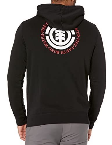 Element mens Element Young Sweatshirt Fleece Hoodie Pullover Sweater, Flint Black Seal, X-Large US