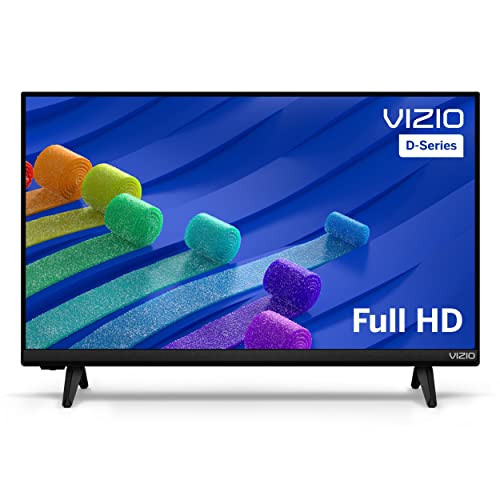 VIZIO 24-inch D-Series Full HD 1080p Smart TV with Apple AirPlay and Chromecast Built-in, Alexa Compatibility, D24f4-J01, 2021 Model