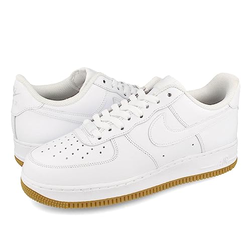 Nike Men's Air Force 1 Low '07 Sneaker, White/White-gum Light Brown, 7