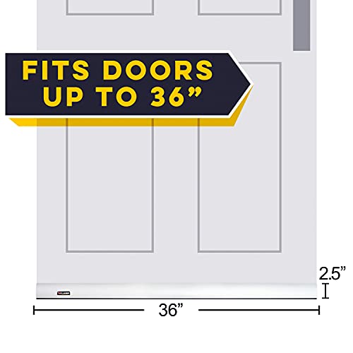 Xcluder 36" Versa-Line Door Sweep, Aluminum Cover – Seals Out Rodents and Pests, Easy to Install, Maximum Adjustability; Under-Door Seal; Rodent Proof Door Sweep