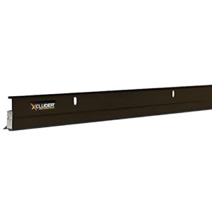 xcluder 36” standard door sweep, dark bronze – seals out rodents & pests, enhanced weather sealing, easy to install; rodent protection; rodent proof door sweep