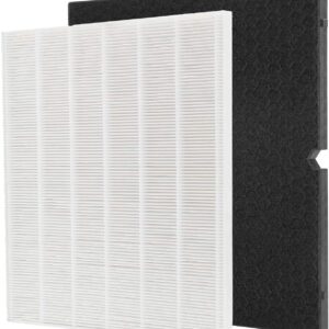 VIEWALL 116130 Replacement Filter H Replacement Compatible with Winix 5500-2 Air Purifier and Models AM80, HEPA Filters + Activated Carbon Filter Combo Pack