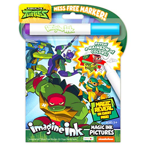 Teenage Mutant Ninja Turtles Imagine Ink Bundle ~ TMNT Activity and Coloring Book for Kids with 25 Teenage Mutant Ninja Turtle Tattoos (TMNT Party Favors)