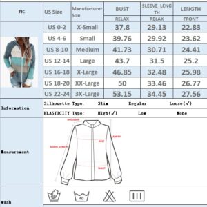 Acelitt Womens Ladies Casual Lightweight Long Sleeve Zip up Zipper Color Block Knit Sweaters Hoodies Sweatshirts Pullover XL Gray2