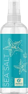 volumizing sea salt spray for hair - texturizing beach waves spray & hair mist curl activator - non sticky styling beach hair spray for men and women with nourishing sea kelp extract and argan oil