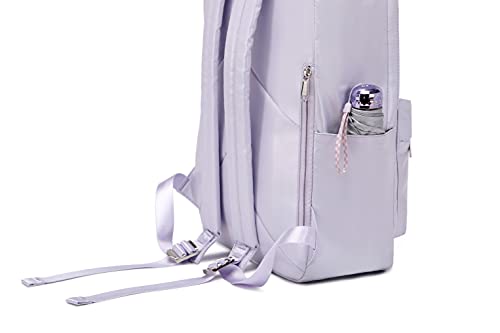 Wadirum Waterproof Cute School Backpack for Girl and Boy Fashion Women Daypack Purple