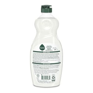 Seventh Generation Liquid Dish Soap, Clementine Zest & Lemongrass, Tough on Grease, 19 Fl Oz