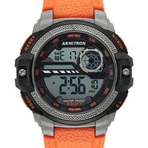 Armitron Sport Men's Digital Chronograph Resin Strap Watch, 40/8462